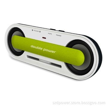 Portable Sound Bar with USB Port and Built-in Digital Amplifier, Compatible with Apple's iPod